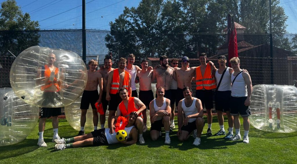 Dritte bubble soccer